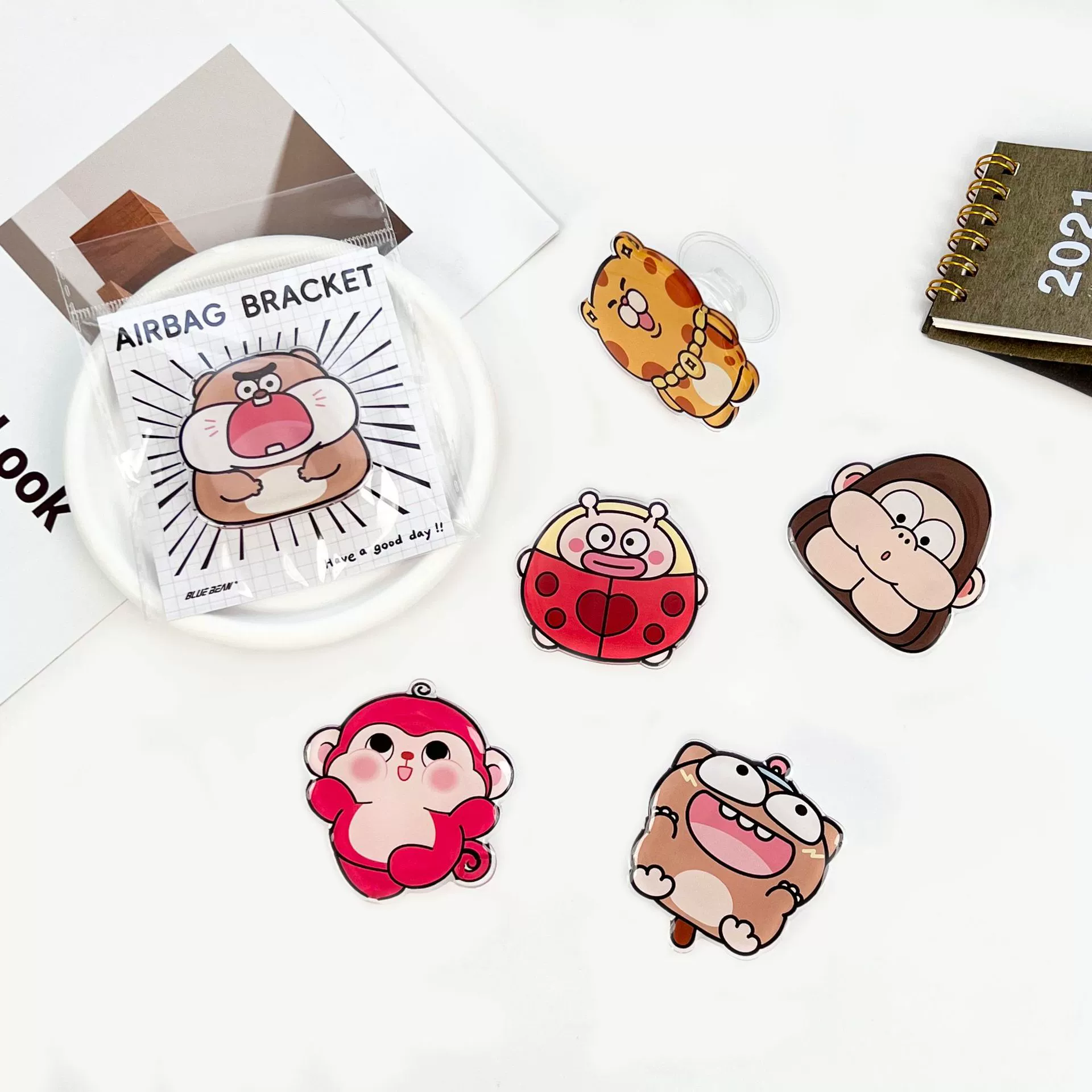 Симпатичный мультяшный мобильный телефон подушка безопасности кронштейн