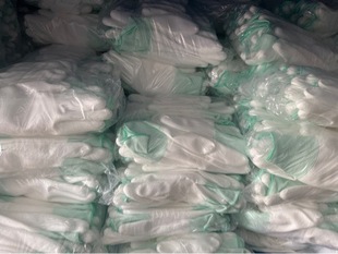 Spot Wholesale Disposable Nylon Coated Palm Gloves Coated Finger Gloves Anti-Slip and Anti-Static