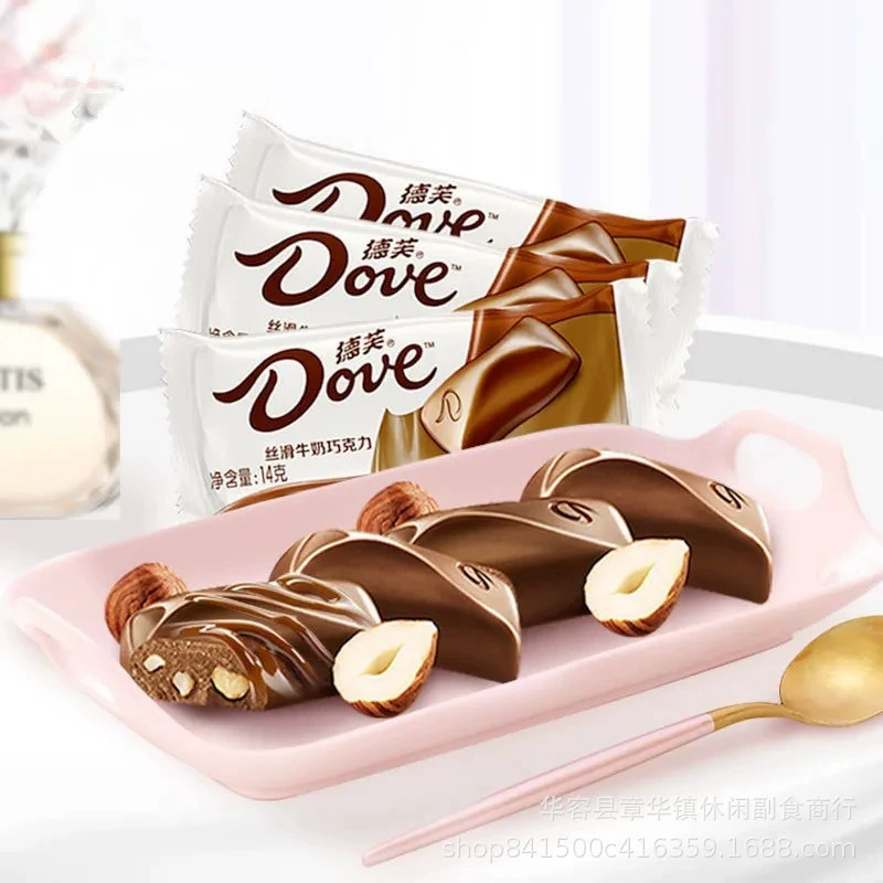 Шоколад Dove 224г коробка 14г*16 оптовый шелковистый молочный шоколад конфеты конфеты рождественские подарки