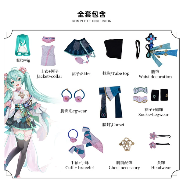 CY clothing + accessories + wig before awakening