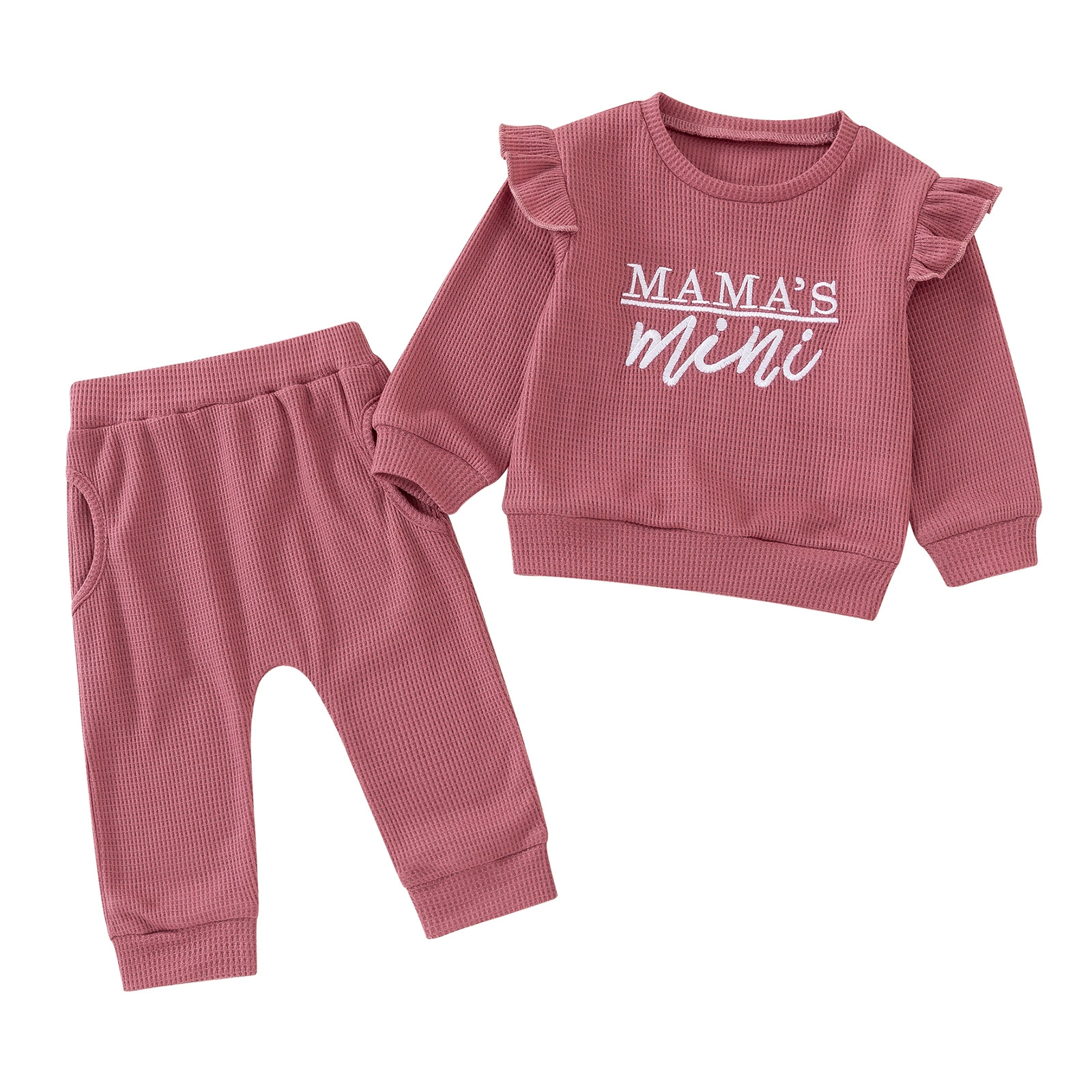 Набор для младенцев и малышей Mama's MINI MINI Faf, летающие рукава, длинный рукав, длинные брюки, модель E453K