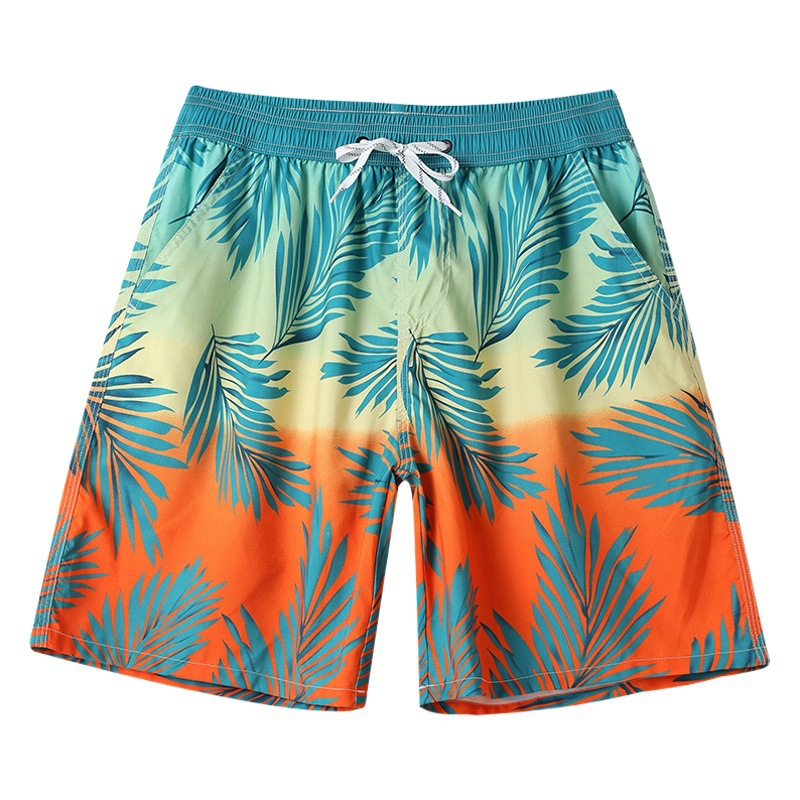 Pantalones de playa de cuatro lados pantalones de playa sueltos para hombres Beach Water Park bañador surf de aguas termales pantalones cortos de mujer de secado rápido