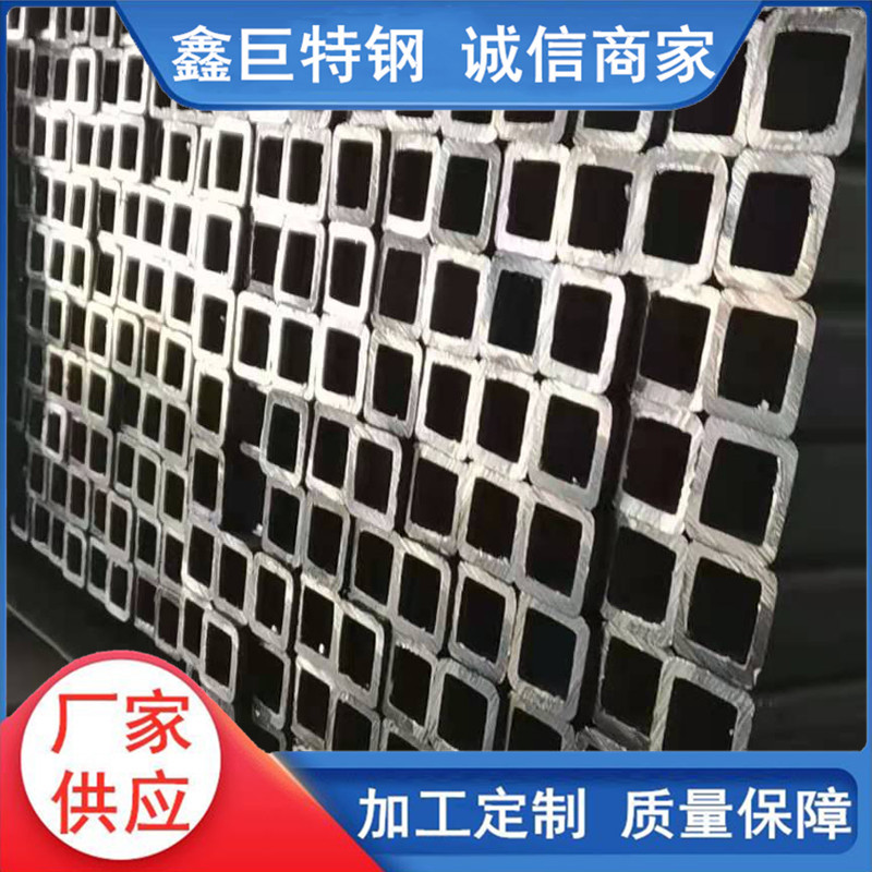 冷拔大口径无缝方管产地货源  钢结构用Q235B矩形钢管 可加工切割