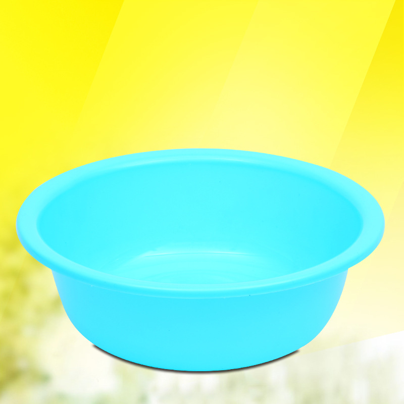 Glossy plastic washbasin for students for laundry for home use