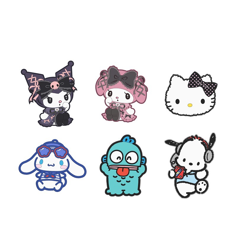 thumbnail image 1 of Aikesi factory three-dimensional cartoon coaster Hello Kitty Pacha dog half Fish Man big eared dog cool Lomi meilti, 1 of 5