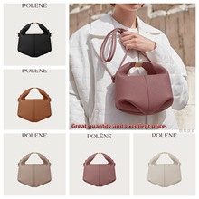 【爆款】POLENE便当包paris法国小众真皮单肩斜挎手提饺子包包