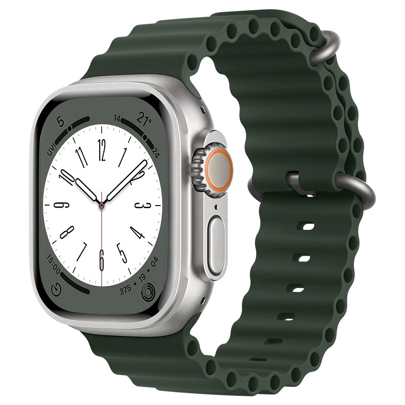 [Готовый запас и отправка в тот же день] Подходит для Apple Watch 8 Apple Ocean silikon strap Ultras8