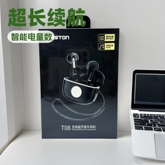 2025新型無線bluetoothイヤホン騒音低減高音質高颜値運動長尺航続知能デジタル表示ストラップ