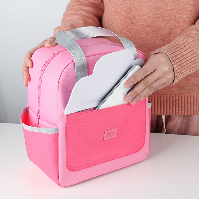 Transfronterizo Amazon bolsas de almuerzo lindas bolsas de almuerzo de estudiantes bolsas de almuerzo de aislamiento de mano bolsas de almuerzo de dibujos animados bolsas de viaje