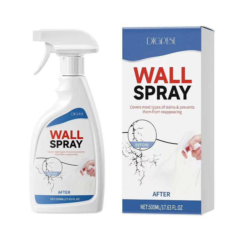 跨境外贸墙面直喷漆Wall Spray清洁产品生产工厂定制标签OEM ODM