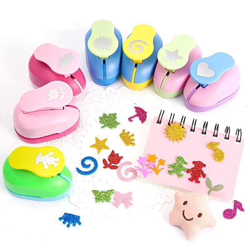 Effort saving Embosser PDA manual make Play flower Embossing machine Punch holes kindergarten circular Round