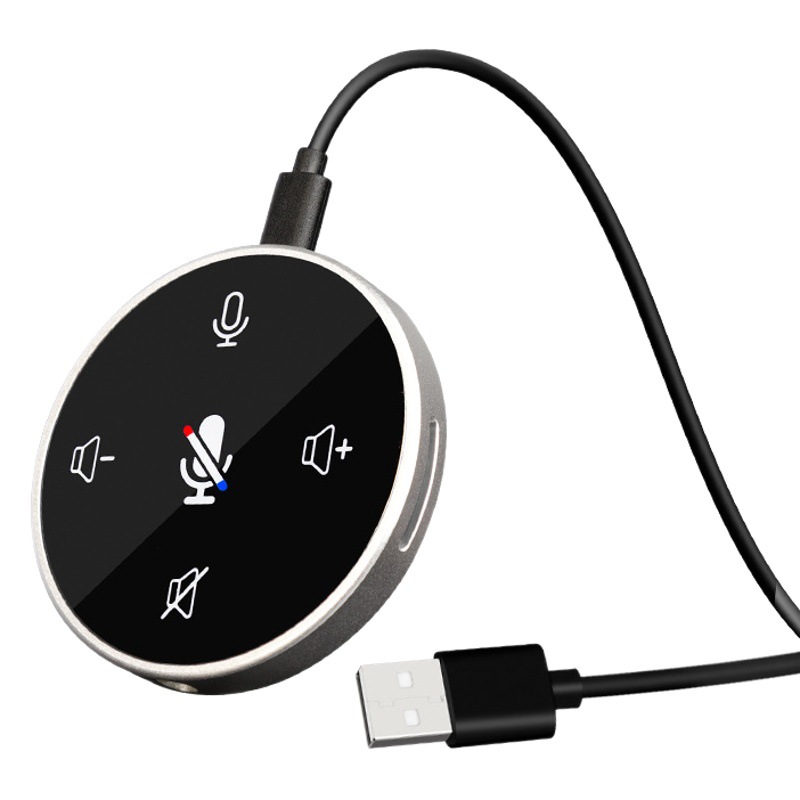 Videoconferencia micrófono de sonido micrófono de la computadora interfaz USB altavoz juego voz red grabación en vivo