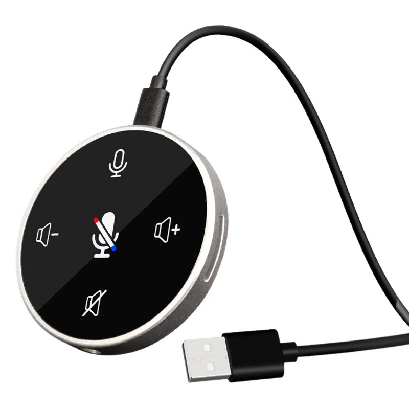 Видеоконференция Аудио Микрофон компьютерный микрофон USB интерфейс динамик игра голос сетевая запись вживую