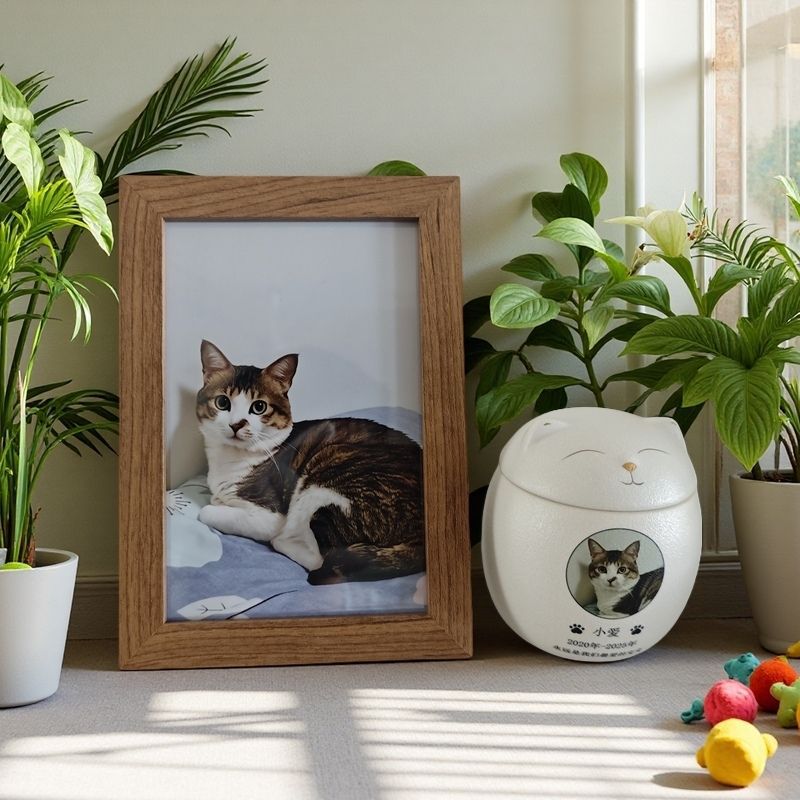 고양이/사진-소형+ 6inch 사진+액자