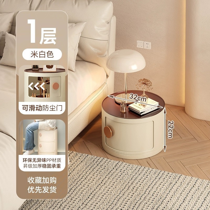多巴胺床头柜卧室家用小户型床边柜简约现代2025新款储物柜收纳柜|undefined
