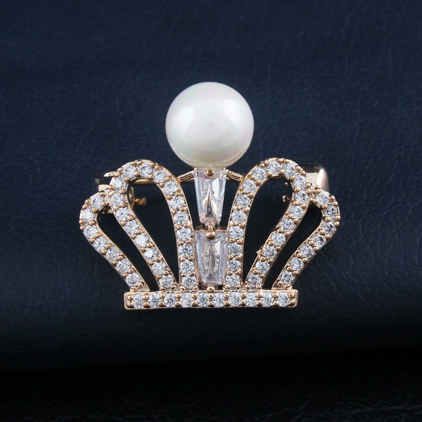 Crown Pin-Champagne Gold 021