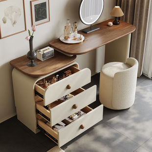 Second-Hand Storage Cabinet, Small Makeup Table, Bedroom Bed, Small Apartment Integrated Tail Cabinet, Solid Wood Dressing Table