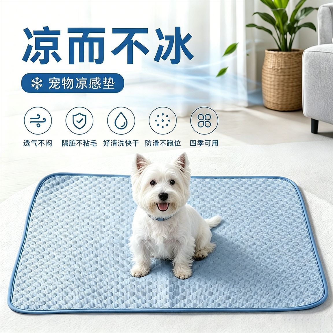 고양이 쿨매트 여름 강아지 소파 돗자리 매트 사계절 통용 고양이집 개집