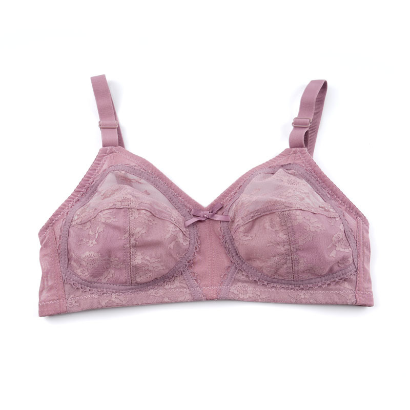 Gran tamaño de ropa interior verano super delgada taza de pecho grande pequeño sujetador ajustable simple sujetador de mm grasa