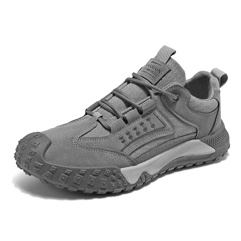Zapatos de protección laboral para hombre, botas de trabajo retro transpirables de primavera, zapatos de trabajo para obras de construcción, botas de senderismo deportivas para exteriores para hombre