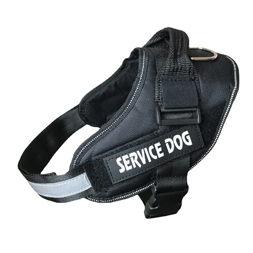 SERVICE DOG Pet Dog Leash Large Dog Golden Retriever K9 Dog Harness Back Strap Leash Dog Walking Rope