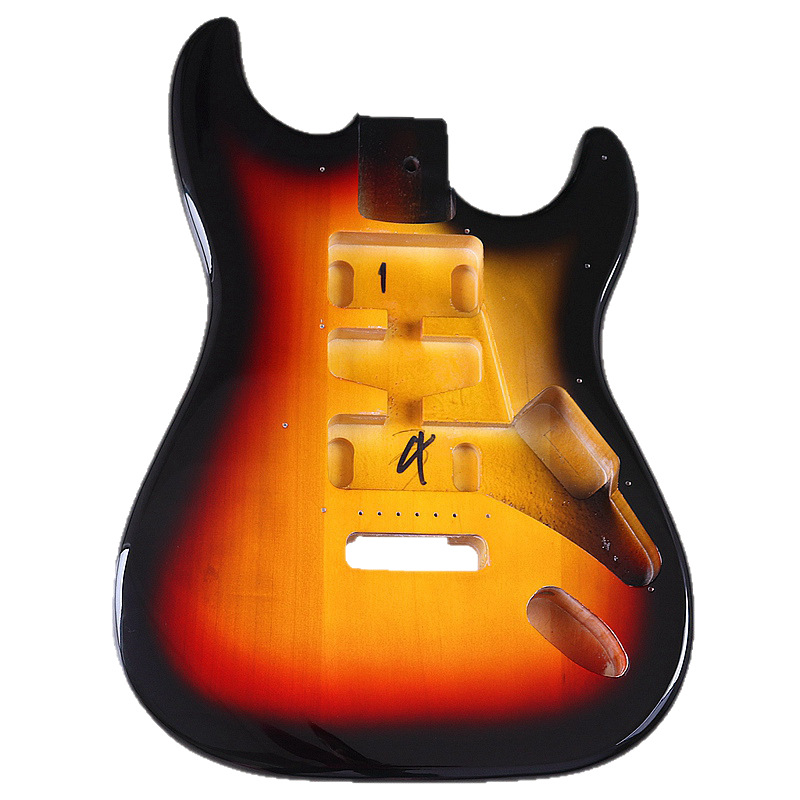 Cuerpo de la guitarra eléctrica Sunset color cuerpo de la guitarra solo-Shake accesorios de instrumentos musicales modificados DIY cuerpo de la guitarra eléctrica