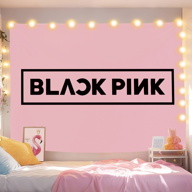 Blackpink Background Cloth Jisoo Lisa Rosé Bedroom Hanging Tapestry Dormitory Decoration Cloth Blackpink Background Cloth Jisoo Lisa Rosé Bedroom Hanging Tapestry Dormitory Decoration Cloth