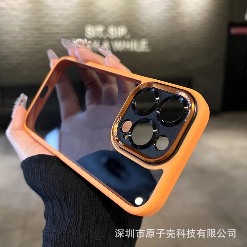 IPhone16携帯ケース磁気吸引充電イーグル・アイ二世代リンゴ14金属レンズリング透明保護カバーを適用|undefined