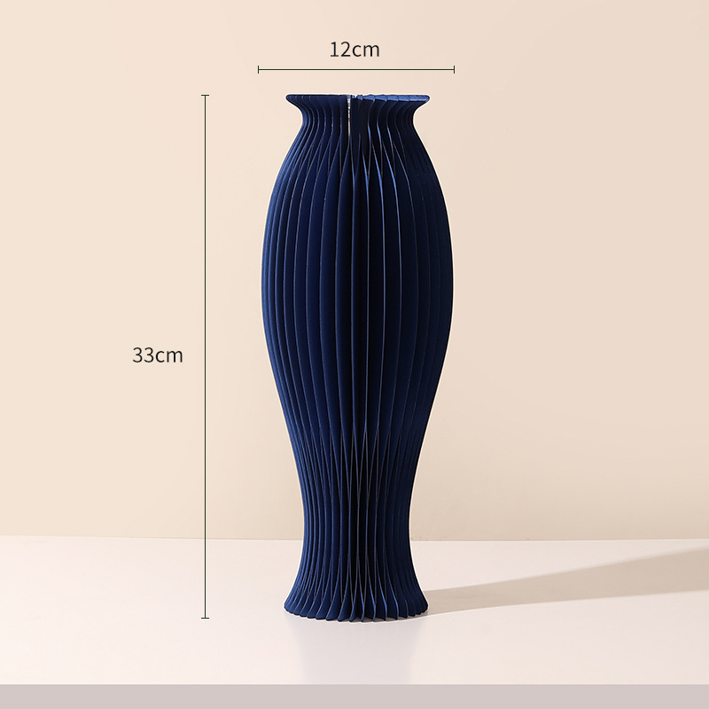 Cartones plegables creativos, flores de arte de papel, nuevos jarrones de arte de papel chino, flores, flores, flores secas, decoraciones de recipientes