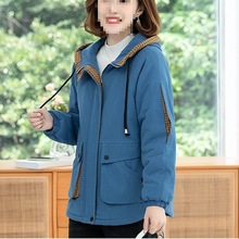 中老年女装棉袄外套新款冬装韩版大码加绒加厚50岁60妈妈棉衣棉服