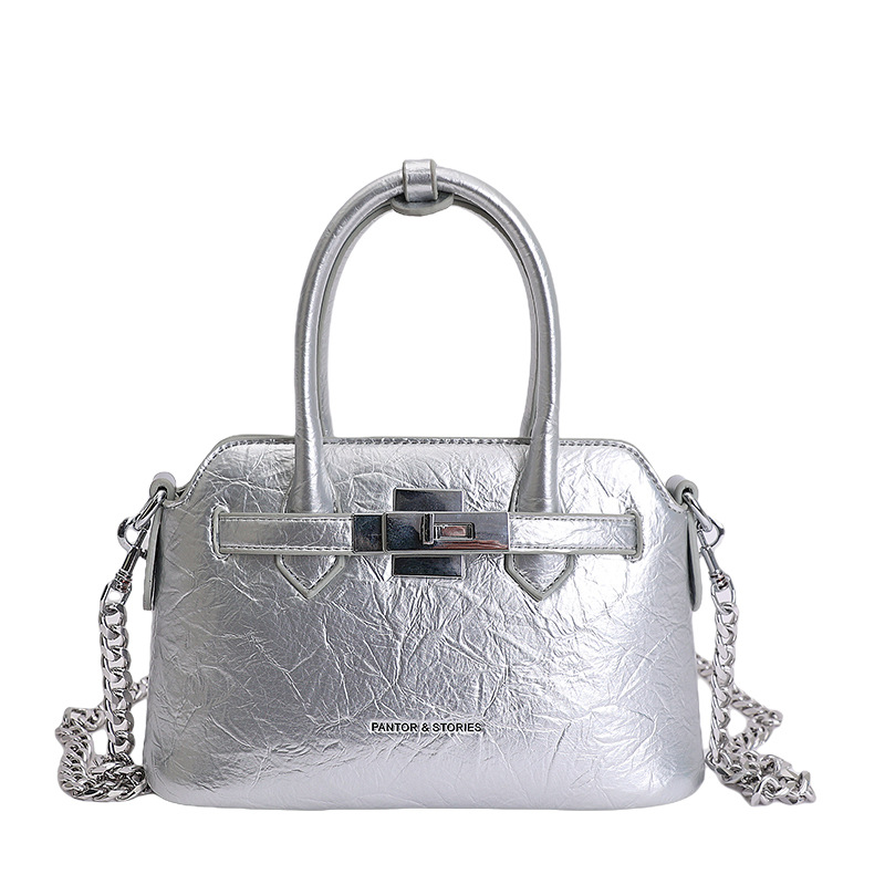 2026 nuevo bolso de concha simple textura de moda diseño de color sólido casual retro moda diaria bolso de hombro para mujeres image 8