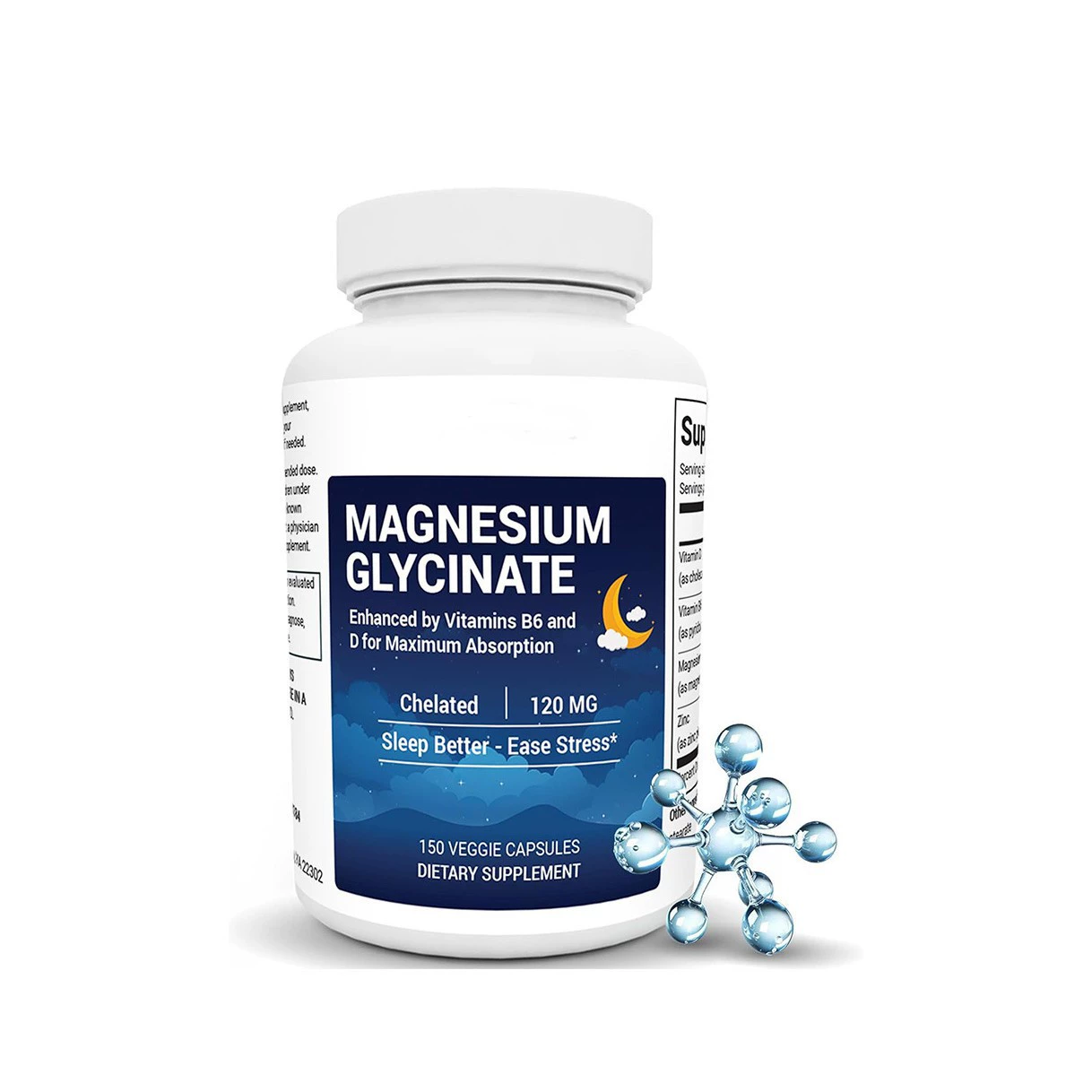 Горячие продажи капсул глицинат магния. Производители капсул глицинат магния поставляют под собственной маркой (OEM).