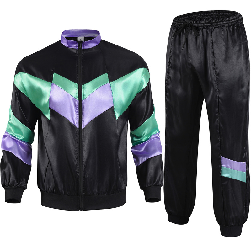 Cross-Border Hot Selling Retro Sportswear 80S and 90S Disco Style Performance Clothing