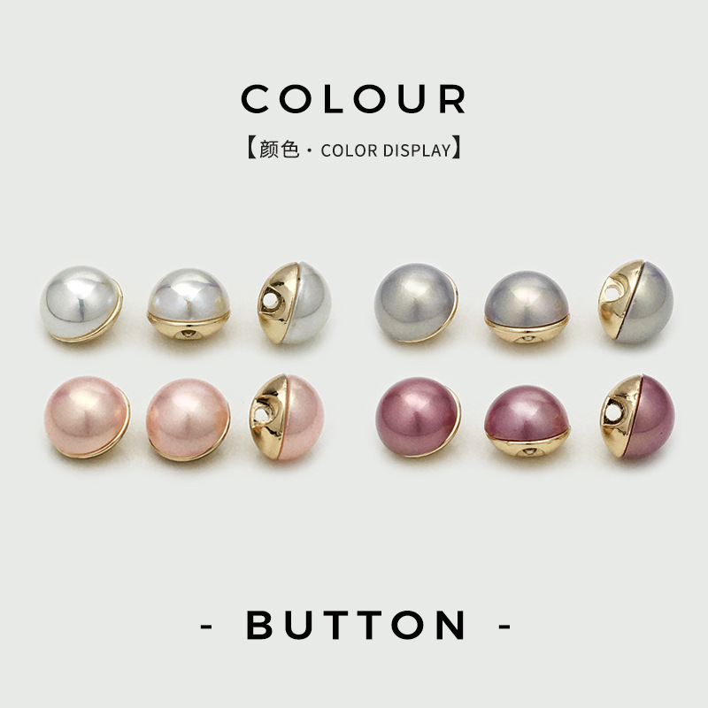 High-End Pearl Buttons, Metal Hidden Feet, High-Gloss Buttons, Versatile Shirts, Knitted Lace Clothing Buttons, Cardigan Jacket Buttons High-End Pearl Buttons, Metal Hidden Feet, High-Gloss Buttons, Versatile Shirts, Knitted Lace Clothing Buttons, Cardigan Jacket Buttons
