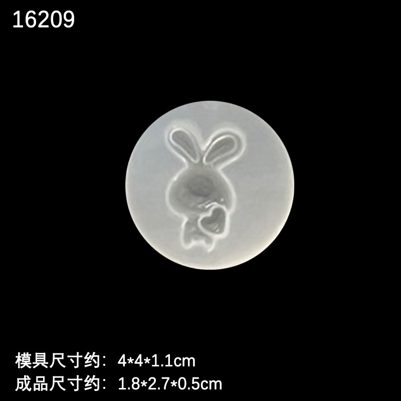 Espejo múltiple animal elefante pez cola arco conejo amor AB epoxi DIY accesorios de joyería hechos a mano