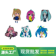 初音未來系列可愛卡通洞洞鞋鞋花diy裝飾扣花園鞋鞋扣可拆卸