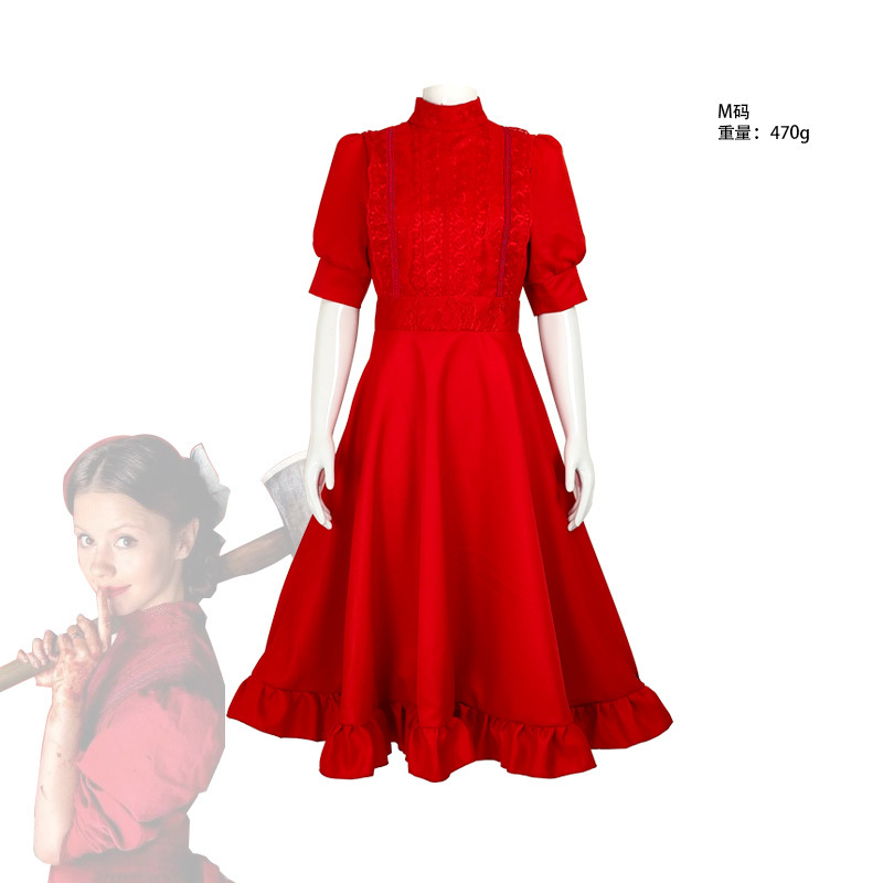 Xinmange Horror Movie Yuzhu Pearl Cos Suit Stage Performance Suit Medieval Retro Dress Halloween Xinmange Horror Movie Yuzhu Pearl Cos Suit Stage Performance Suit Medieval Retro Dress Halloween