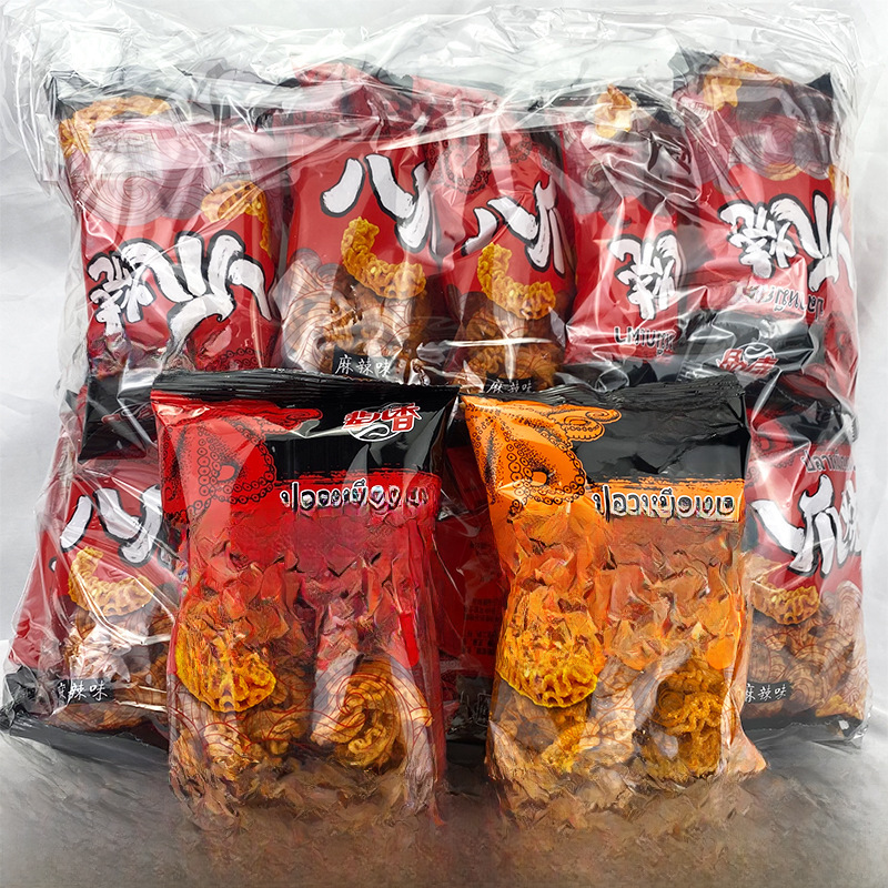 Leier Fragrant Eight-Claw Burning Bags of Sauce and Meat Flavor Internet Celebrity Hot Snacks and Snacks Guoba Nostalgic Big Bag Spicy Flavor