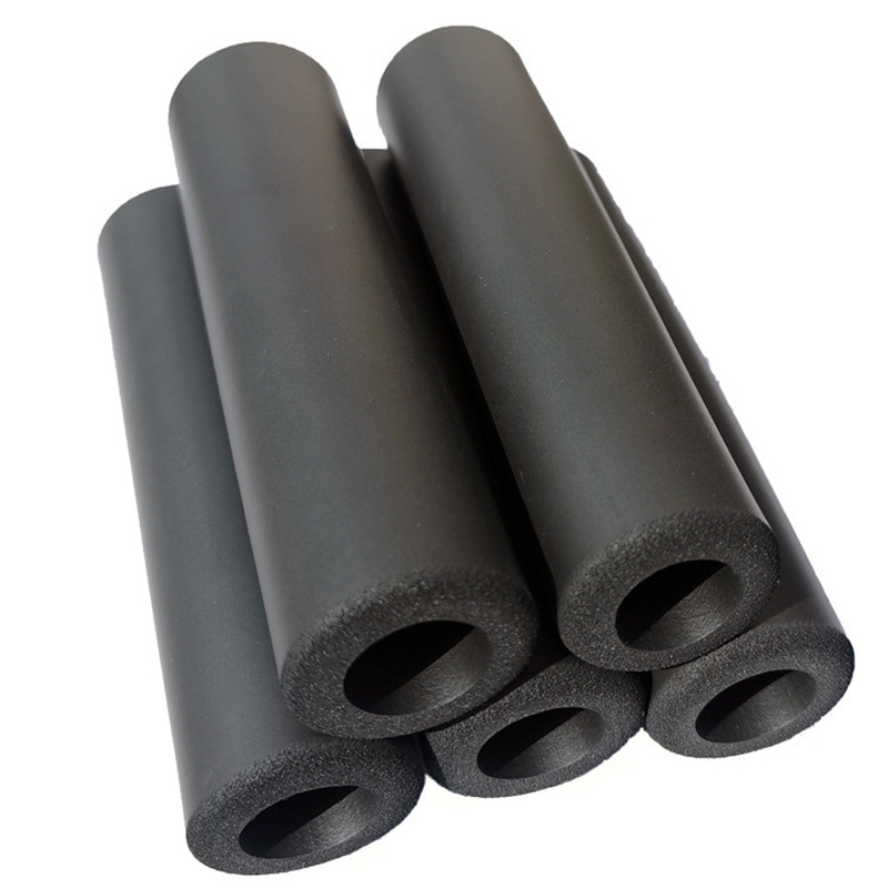 阻燃隔热隔音棉橡塑管 NBR橡塑海绵发泡管 防护泡棉管套
