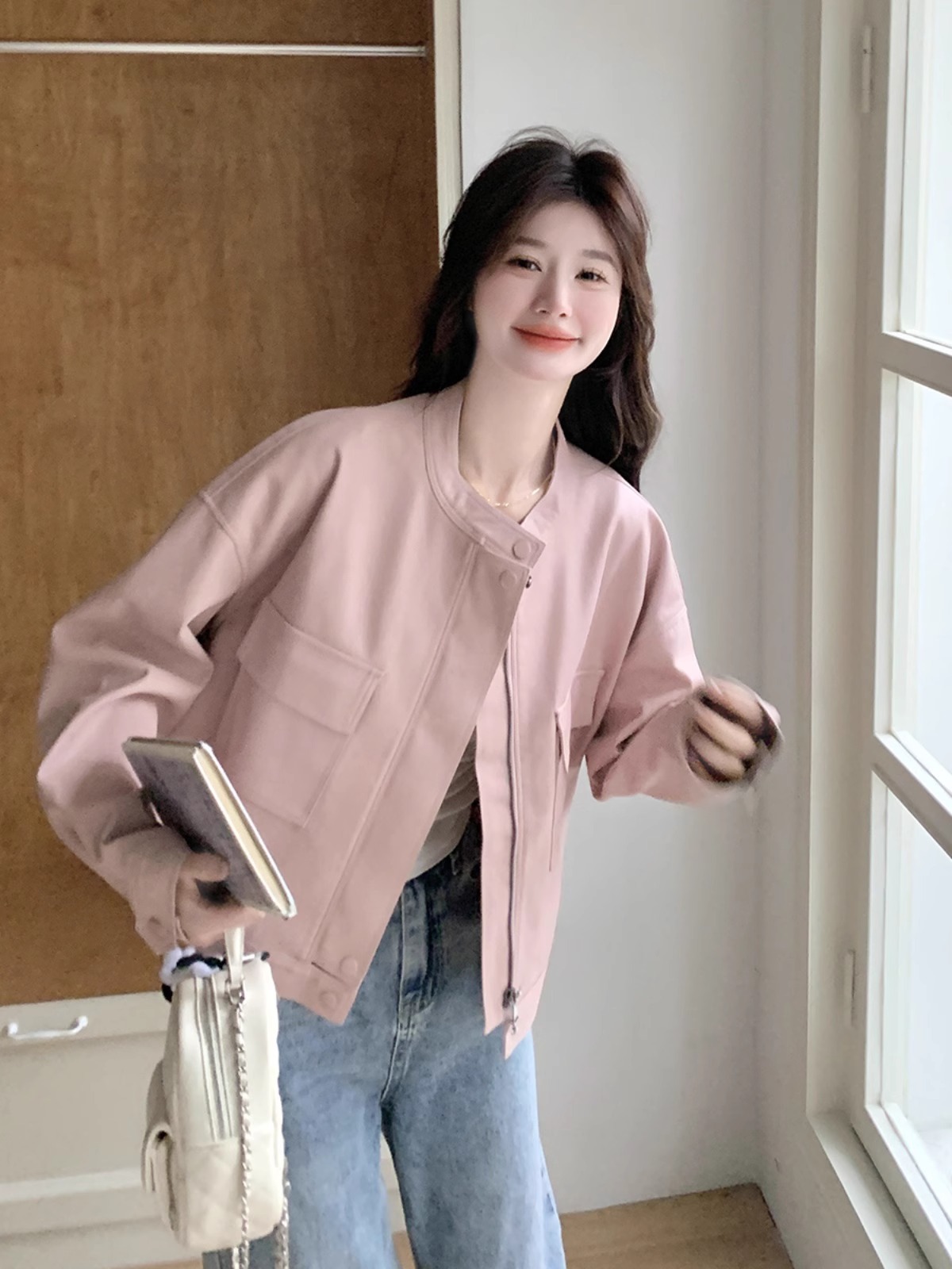 분홍색