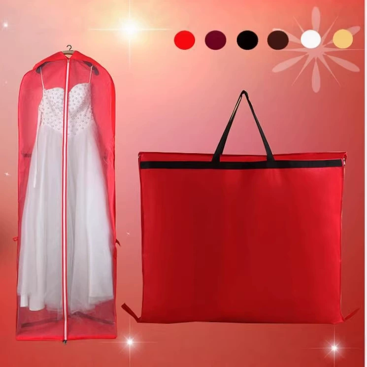 180 см удлиненный складной портативный двойного назначения Трейлинг Свадебное Платье пылезащитный чехол мешок пыли платье крышка оптовая