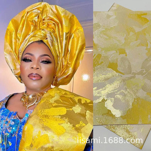 African Fashion Women's Banquet Ethnic Style DIY Foldableing Holiday Headscarf One Piece Two Pieces Sego Headtie