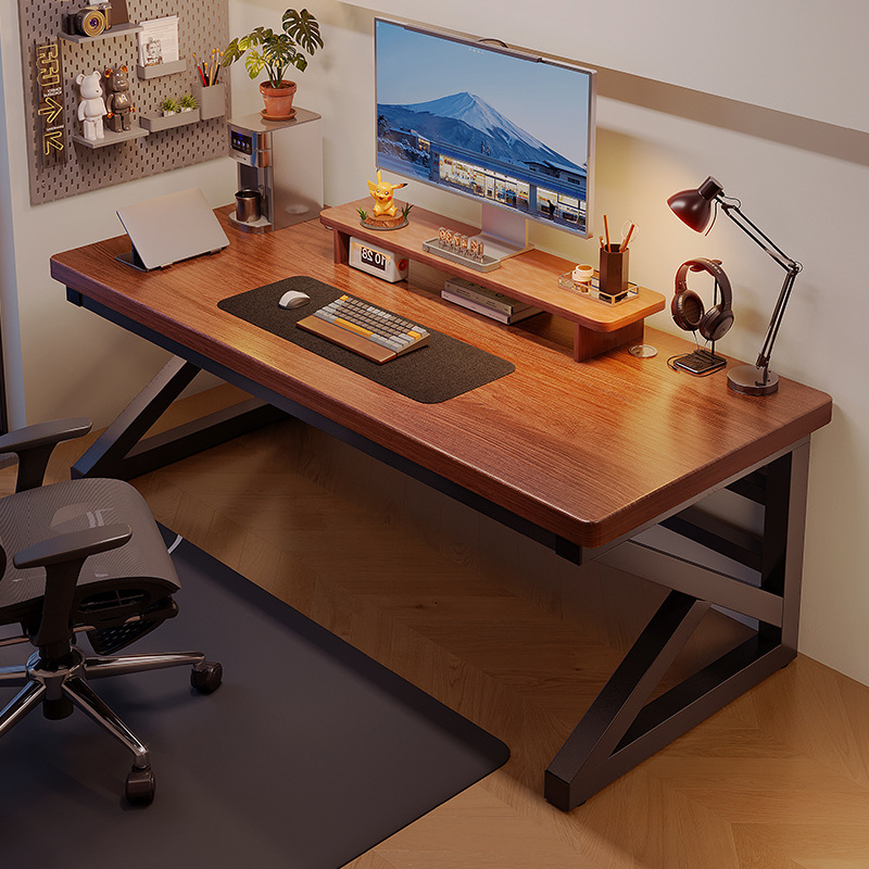 Solid Wood Computer Desk Desktop Bedroom Home Desk Simple Modern Home Student E-sports Table Workbench Table