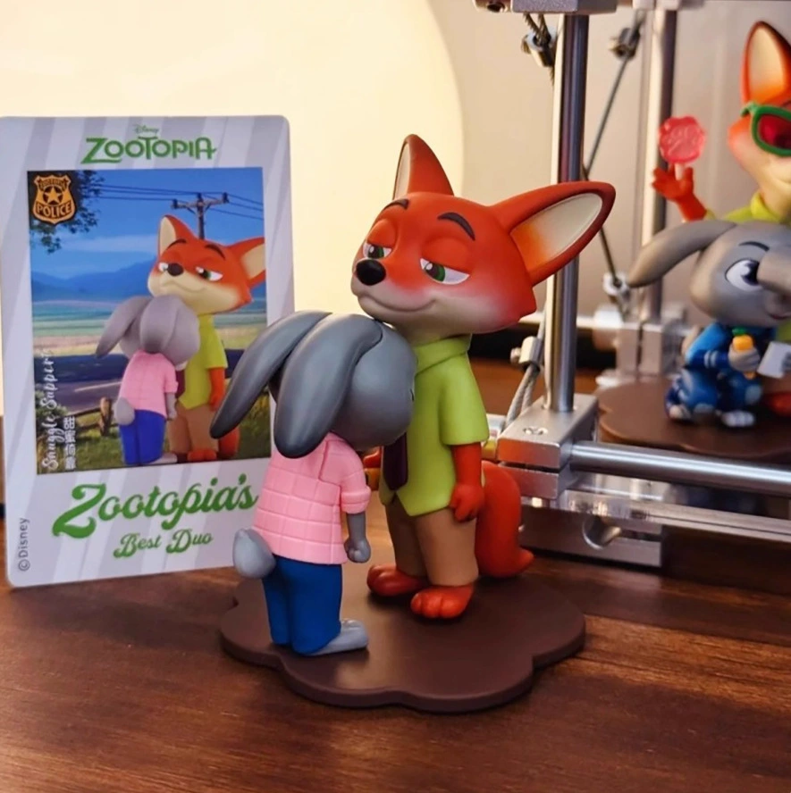Обязательная коллекция Sweet Reliance 52TOYS Zootopia Ника и Джуди обнимающая кукла, слепая коробка, фигурка-украшение