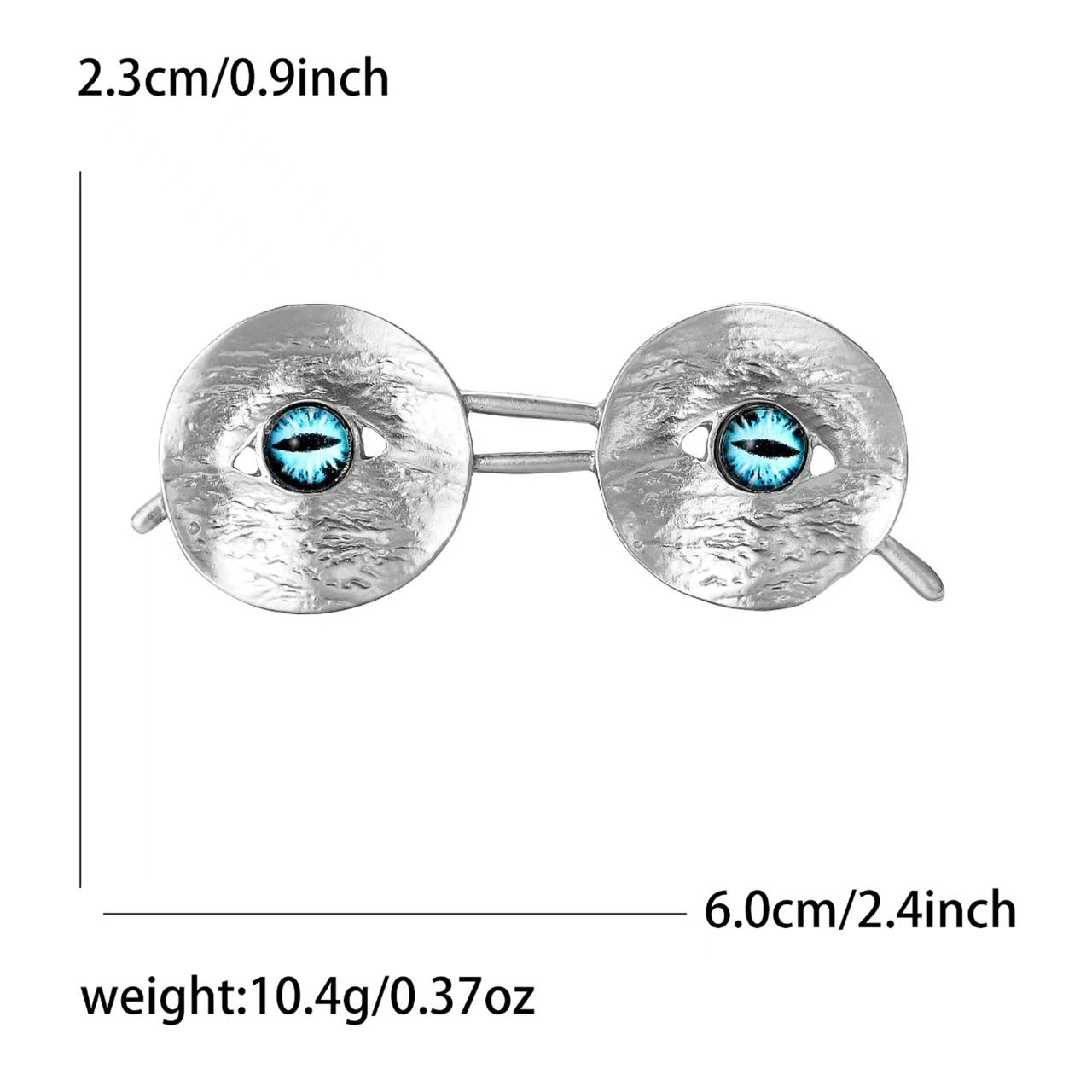 New Personalized Retro Alloy Enamel Glasses Brooch Simple and Creative Men's and Women's Suit Coat Corsage Jewelry Pin