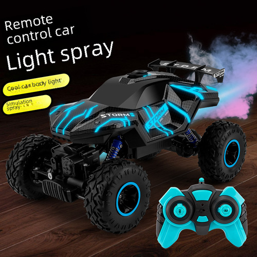 Remote Spray Off-Road Car 2.4G 4WD Climbing Racing Car with Lights Charging Toy Remote Control Car