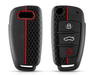 Audi A6A7 popular car key case, scratch-resistant and wear-resistant soft silicone, full-cover anti-drop remote control protective case