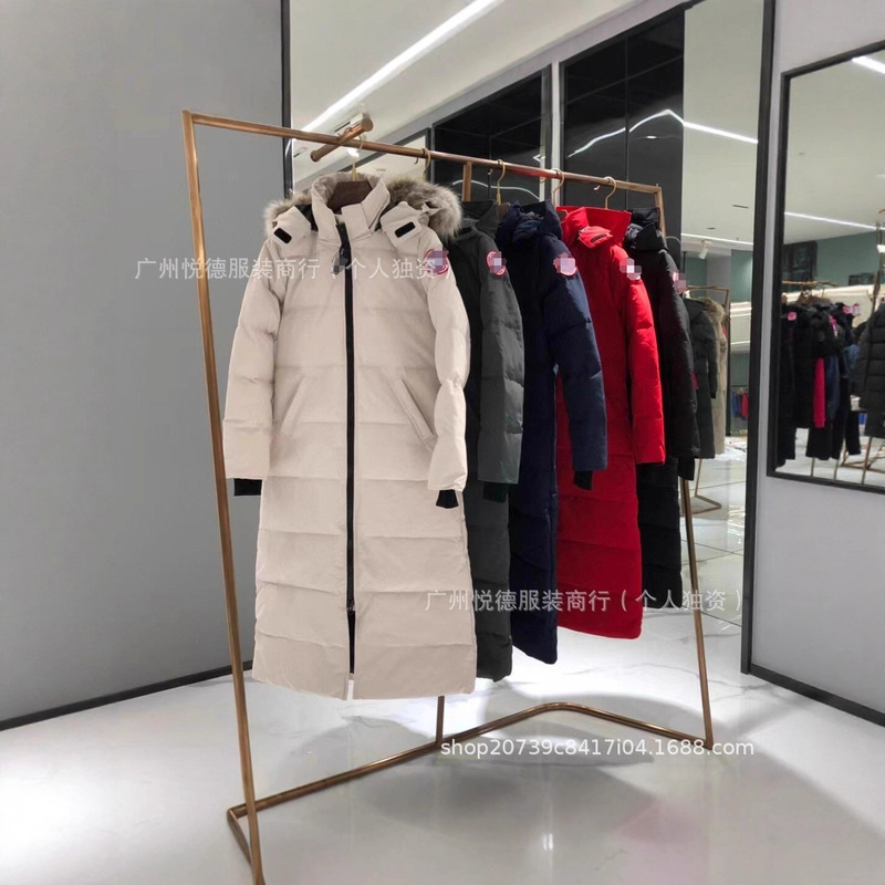 Cross-border Canada Goose down jacket, 22 styles, same as in Canada, thickened women's extra-long hooded parka slim-fit coat Cross-border Canada Goose down jacket, 22 styles, same as in Canada, thickened women's extra-long hooded parka slim-fit coat