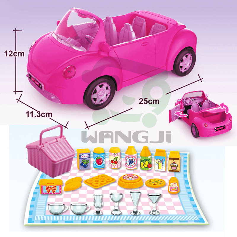 桃红野餐车套装