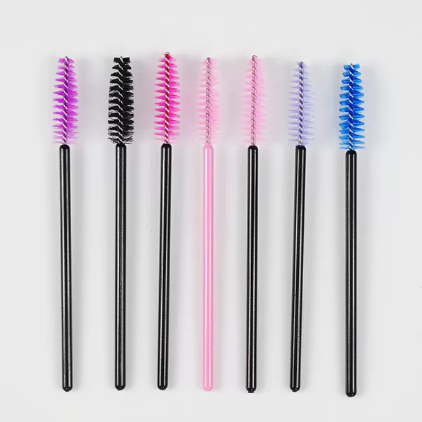 Factory Direct Sales Small Brush for Grafting Eyelashes, Eyelash Brush, Eyelash Comb, Various Multi-Color Mini Eyelash Combs